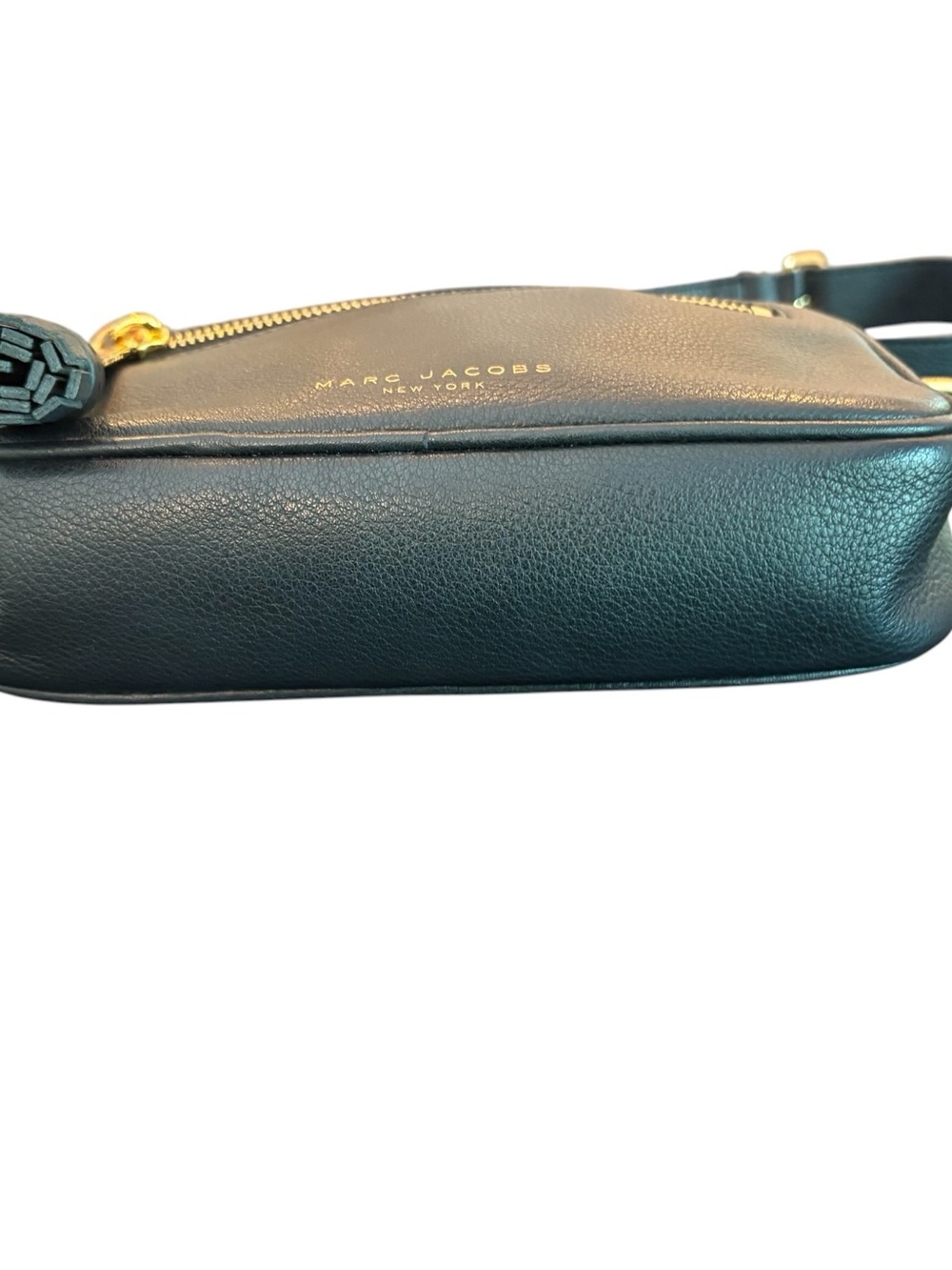 Marc Jacobs Black Leather Zoom Crossbody Bag Black - Picture 10 of 13